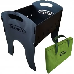 Мангал разборный Manko Турист Мини 350х300х380 мм в чехле (1.5 мм)