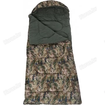 Спальный мешок Mednovtex Камуфляж 210x85 с подголовником (-25°C, на флисе)