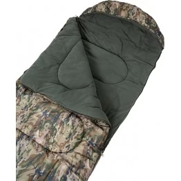 Спальный мешок Mednovtex Камуфляж 210x85 с подголовником (-25°C, на флисе)