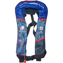 Спасательный жилет самонадувающийся MedNovTex 100N до 150 кг