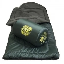 Спальный мешок Mednovtex Expert Travel 225x85 с подголовником (-20°C, на флисе)