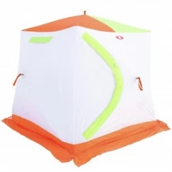Палатка зимняя Медведь Куб 2 Люкс трехслойная (1.8х1.8х1.8 м)