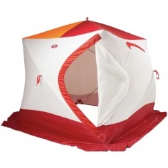 Палатка зимняя Медведь Куб 4 Люкс трехслойная (2.3х2.3х2.0 м)