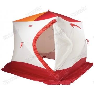 Палатка зимняя Медведь Куб 4 Люкс трехслойная (2.3х2.3х2.0 м)