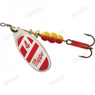 Блесна вращающаяся Mepps Aglia Blanc 4-R (9г)