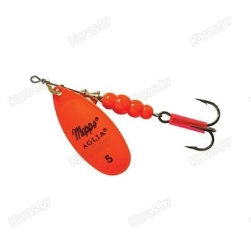Блесна вращающаяся Mepps Aglia Fluo Orange 5 (13г)
