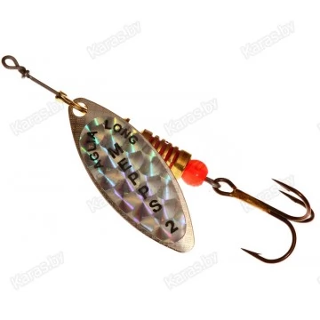 Блесна вращающаяся Mepps Aglia Long Rainbow 2-Si (7г)