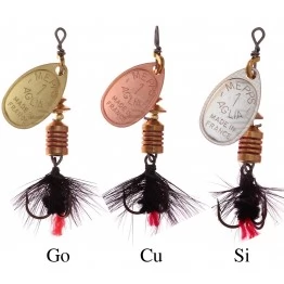 Блесна вращающаяся Mepps Aglia Mouche Noire 1-** (3.5г)