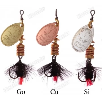 Блесна вращающаяся Mepps Aglia Mouche Noire 1-** (3.5г)