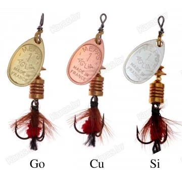 Блесна вращающаяся Mepps Aglia Mouche Rouge 1-** (3.5г)