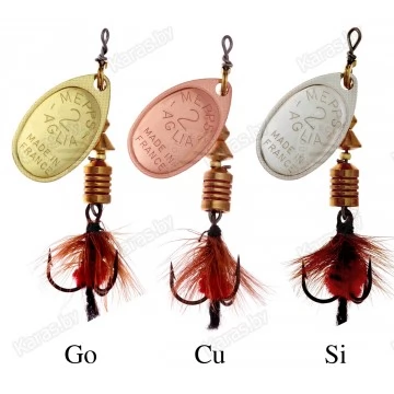 Блесна вращающаяся Mepps Aglia Mouche Rouge 2-** (4.5г)