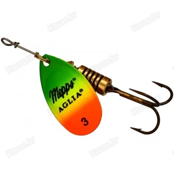 Блесна вращающаяся Mepps Aglia OR/Tiger 3 (6.5г)