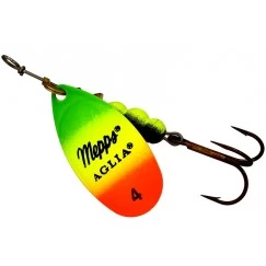 Блесна вращающаяся Mepps Aglia OR/Tiger 4 (9г)