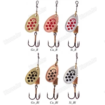 Блесна вращающаяся Mepps Aglia PTS 1-**** (3.5г)