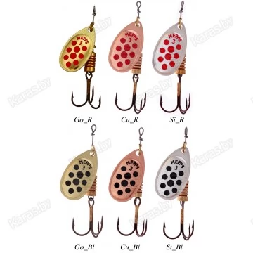 Блесна вращающаяся Mepps Aglia PTS 3-**** (6.5г)