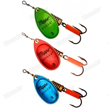 Блесна вращающаяся Mepps Aglia Platinum 3 (6.5г)