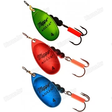 Блесна вращающаяся Mepps Aglia Platinum 4 (9г)