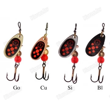 Блесна вращающаяся Mepps Black Fury Orange 1-** (3.5г)