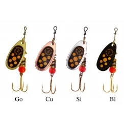 Блесна вращающаяся Mepps Black Fury Jaune 2-** (4.5г)