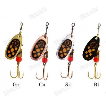 Блесна вращающаяся Mepps Black Fury Jaune 2-** (4.5г)