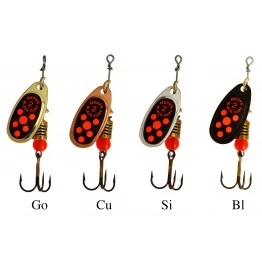 Блесна вращающаяся Mepps Black Fury Orange 2-** (4.5г)