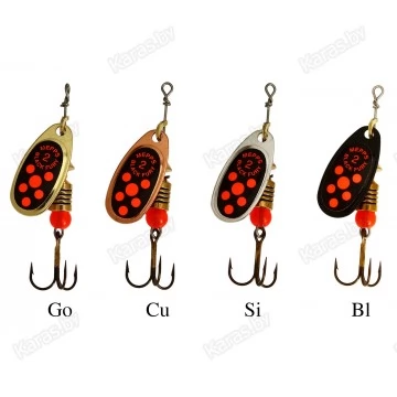 Блесна вращающаяся Mepps Black Fury Orange 2-** (4.5г)