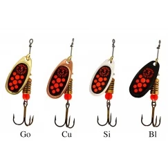 Блесна вращающаяся Mepps Black Fury Orange 3-** (6.5г)