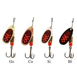 Блесна вращающаяся Mepps Black Fury Orange 3-** (6.5г)