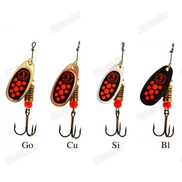 Блесна вращающаяся Mepps Black Fury Orange 3-** (6.5г)