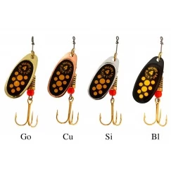 Блесна вращающаяся Mepps Black Fury Jaune 4-** (8г)