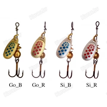 Блесна вращающаяся Mepps Comet PTS 0-**** (2г)