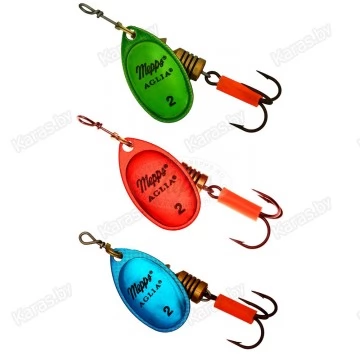 Блесна вращающаяся Mepps Aglia Platinum 2 (4.5г)