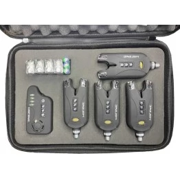 Набор сигнализаторов поклёвки Mifine 56012 4 шт + пейджер