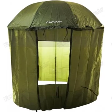 Зонт рыболовный Mifine 55081 со шторкой 360° 220 см