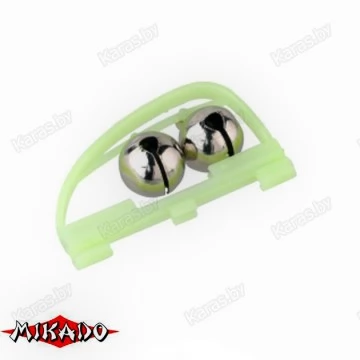 Колокольчик Mikado AMR02-1198-14 двойной с гнездом под светлячок