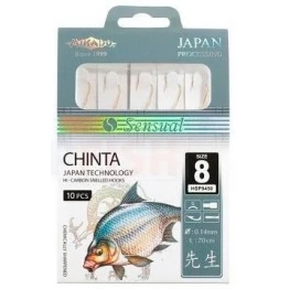 Крючки с поводками Mikado Sensual CHINTA (BN)