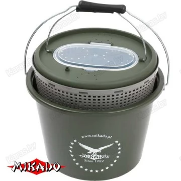 Кан рыболовный для живца Mikado UAMB-324 12 л (33x23 см)