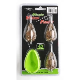 Набор кормушек Mikado Method Feeder S, 3шт. (20г+30г+40г) + форма
