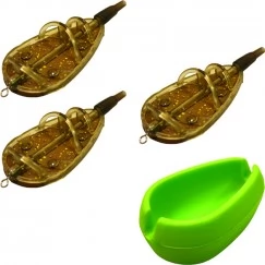 Набор кормушек Mikado Method Feeder L, 3шт. + форма