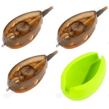 Набор кормушек Mikado Method Feeder Aperio L, 3шт. (20г+30г+40г) + форма