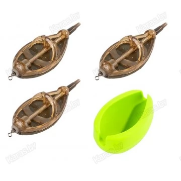 Набор кормушек Mikado Method Feeder Douglas L, 3шт. (30г+40г+50г) + форма