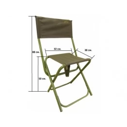 Стул Митек Комфорт складной большой со спинкой