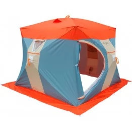 Палатка зимняя Нельма КУБ 3 Люкс двухслойная (2.30x2.30x1.90 м)