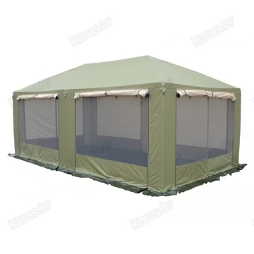 Шатер Митек Пикник 5х2.5м (хаки-бежевый)