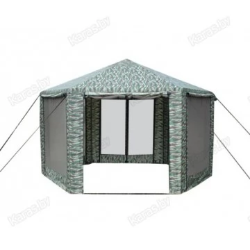 Шатер Митек Пикник Шестигранник 4х4м (камуфляж)