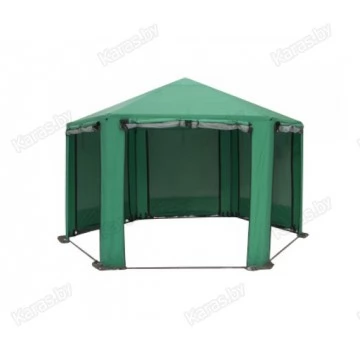 Шатер Митек Пикник Шестигранник 4х4м (зеленый)