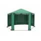 Шатер Митек Пикник Шестигранник 4х4м (зеленый)
