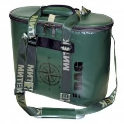 Термосумка Митек Овал с крышкой 40х20х31 см (18 л, хаки)
