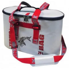 Термосумка Митек Овал с крышкой 40х20х36 см (25 л, серый)