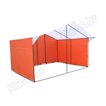 Торговая палатка Митек Домик 4.0x3.0м К (квадратная трубка 20х20мм)